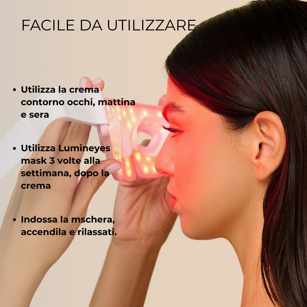 Lumineye Mask™ - seuniQueRugheAntietàcontorno occhiZampe di gallinarimpolpanteringiovanire